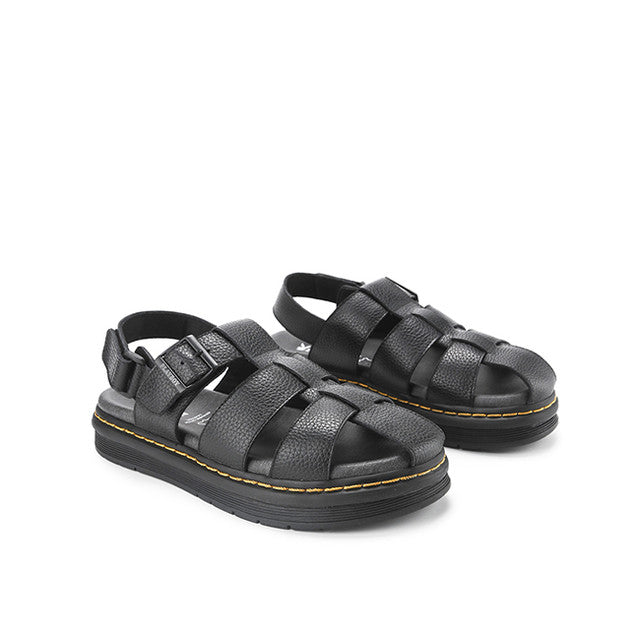 Playboy Sandal Pria Sling Back Jimmie Backstrap 1 In Black