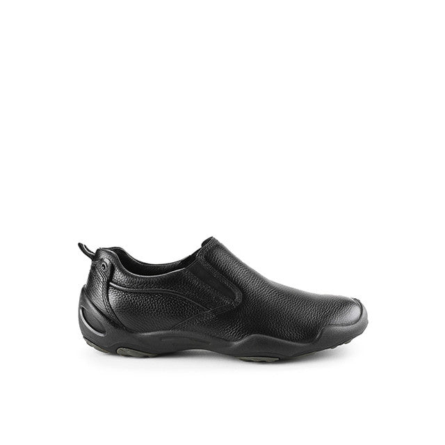 Hush Puppies Sepatu Pria Others Stark In Bold Black Leather