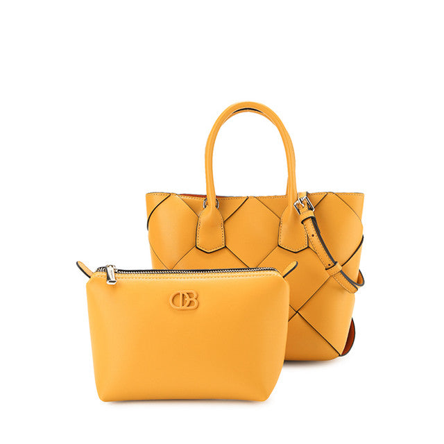 Obermain Tas Wanita Charlotte Top Handle Bag (M) In Yellow