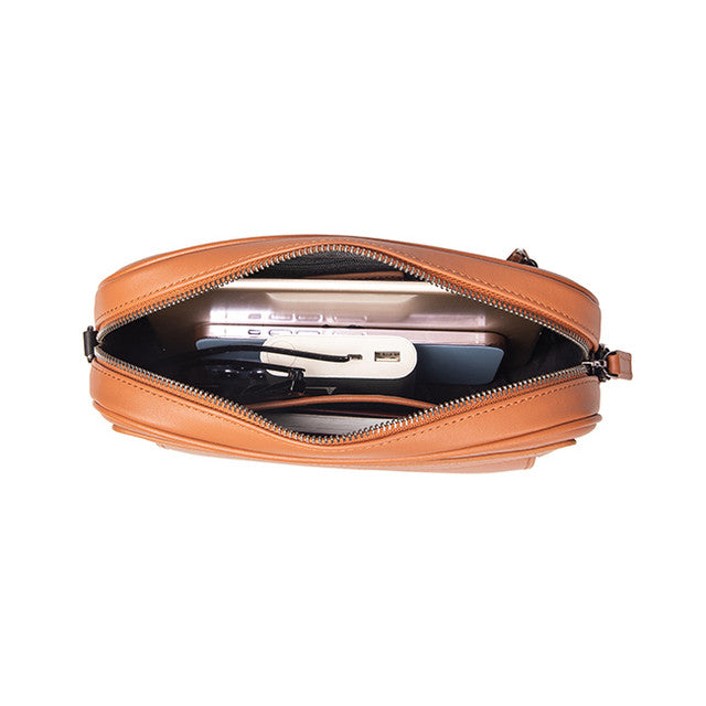 Hush Puppies Pria Moon Clutch/Messenger Bag In Brown