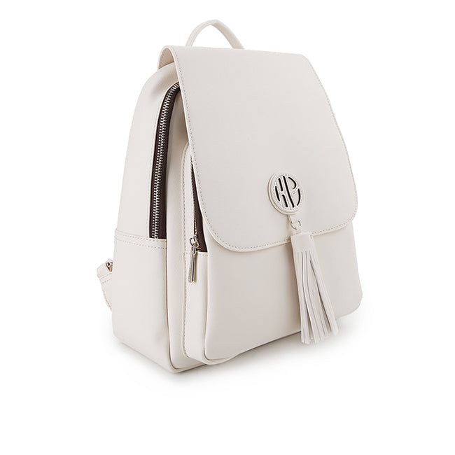 Hush Puppies Tas Backpack Wanita Bernette Backpack (M) In Off White