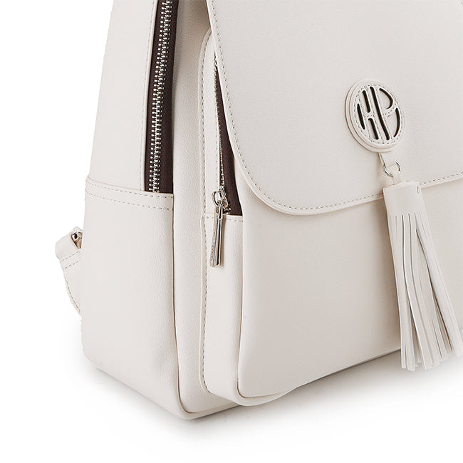 Hush Puppies Tas Backpack Wanita Bernette Backpack (M) In Off White