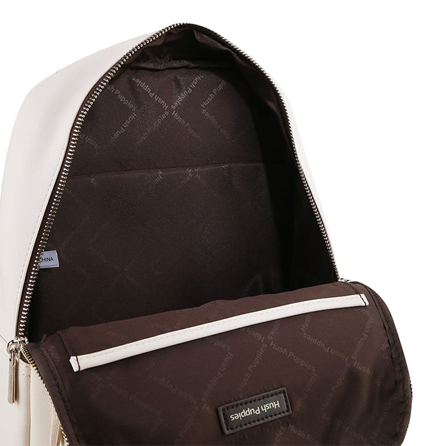 Hush Puppies Tas Backpack Wanita Bernette Backpack (M) In Off White
