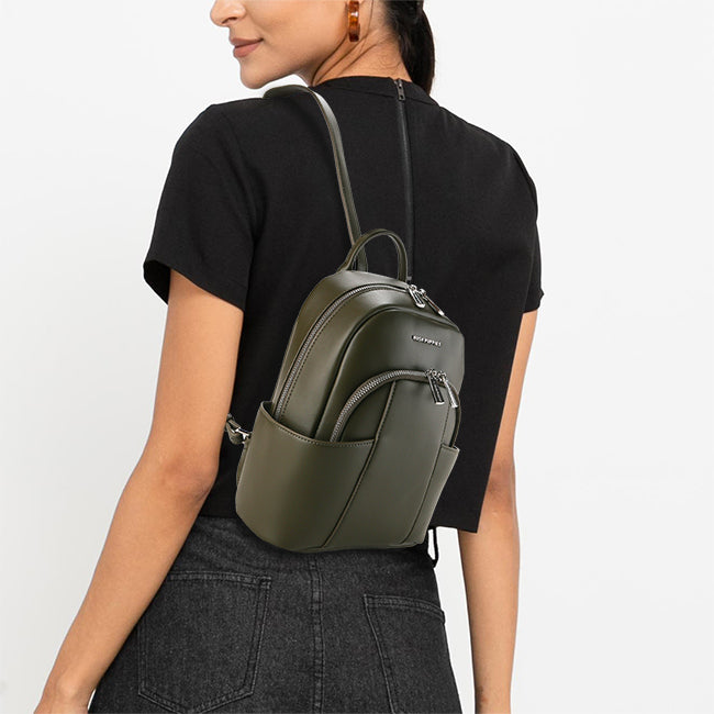 Hush Puppies Tas Wanita Rica Backpack M In Olive