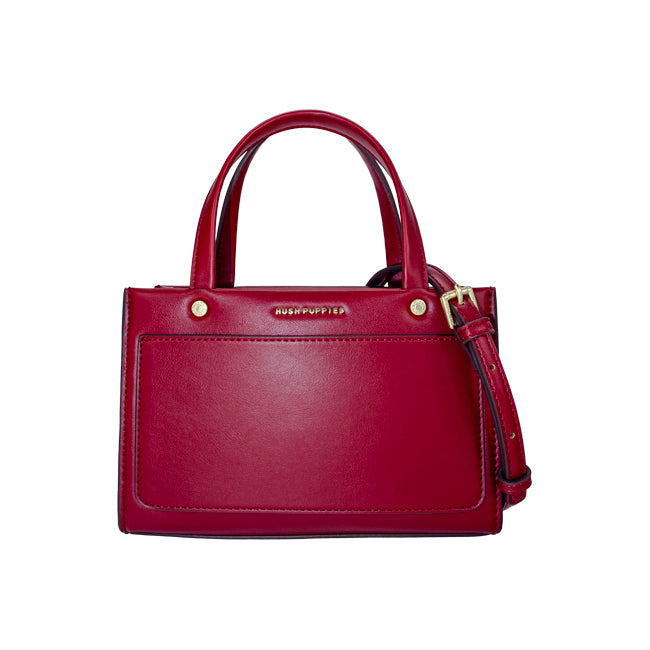 Hush Puppies Tas Wanita Hand Bag Fuji Top Handle M In Red