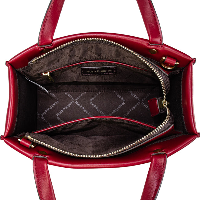 Hush Puppies Tas Wanita Hand Bag Fuji Top Handle M In Red