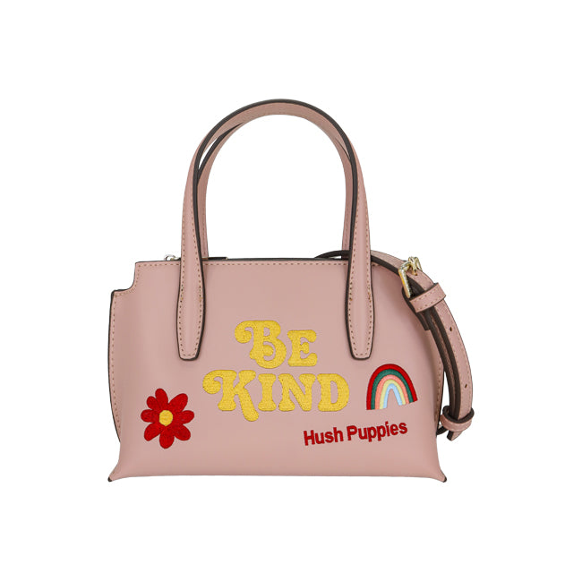 Hush Puppies Women Bags Georgina Satchel (M) In Light Pink