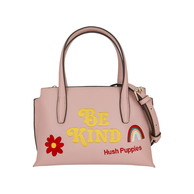 Hush Puppies Women Bags Georgina Satchel (L) In Light Pink