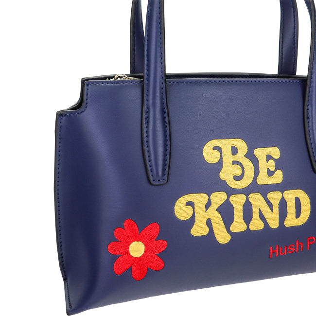 Georgina Satchel (L) In Navy