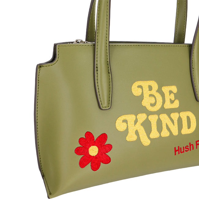 Georgina Satchel (L) In Olive