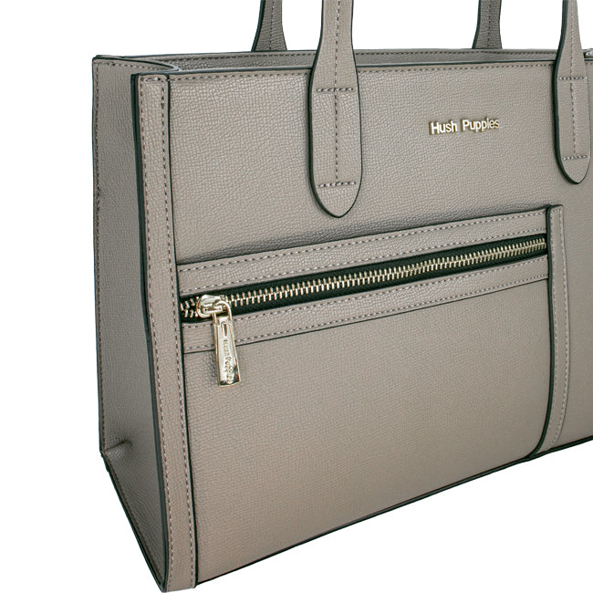 Hush Puppies Tas Wanita Vinka Top Handle (L) In Taupe