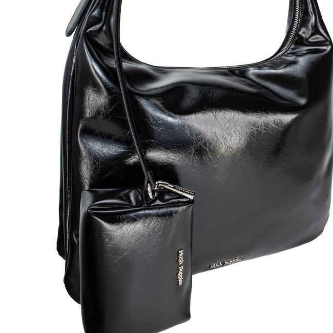 Hush Puppies Tas Wanita Zaria Hobo In Black