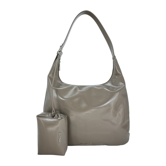 Hush Puppies Tas Wanita Zaria Hobo In Taupe