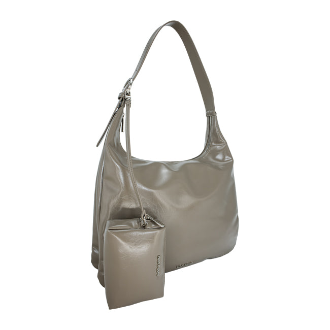 Hush Puppies Tas Wanita Zaria Hobo In Taupe