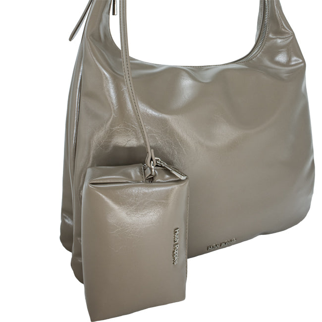 Hush Puppies Tas Wanita Zaria Hobo In Taupe