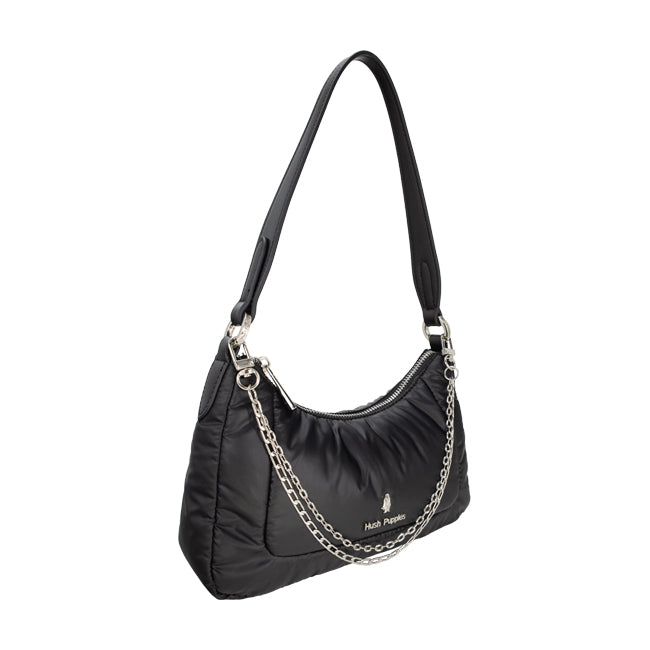 Hush Puppies Tas Wanita Puffy Shoulder In Black