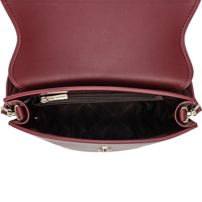Hush Puppies Tas Wanita Sling Bag Sara Sling M In Maroon