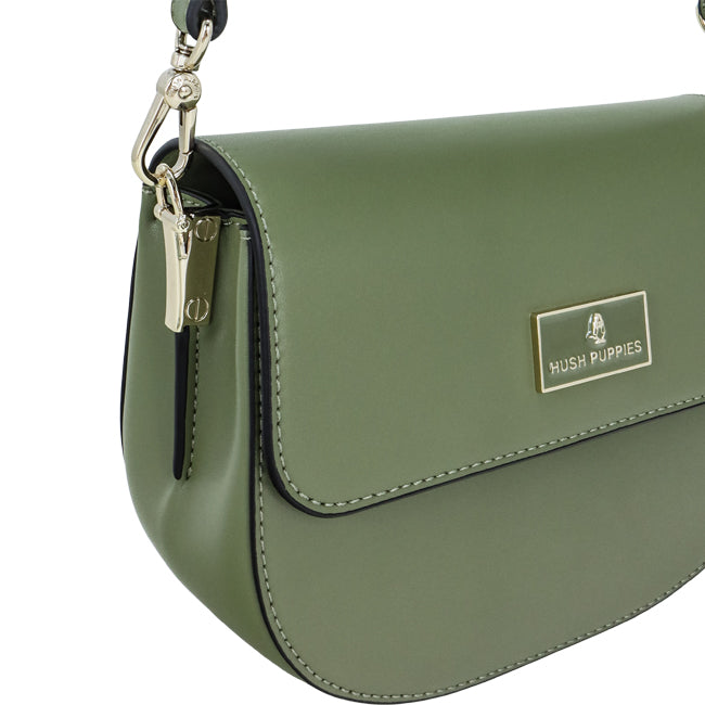 Hush Puppies Tas Wanita Sling Bag Ginnie Sling M In Olive