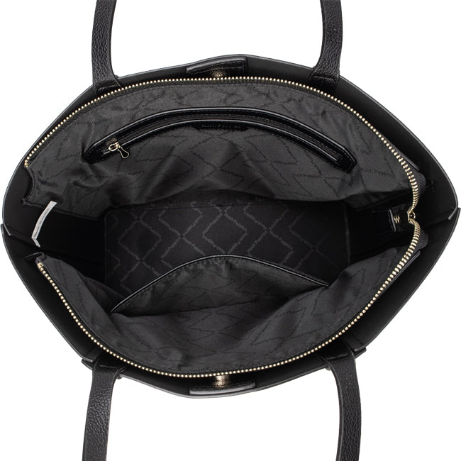 Hush Puppies Tas Wanita Gavina Tote In Black/White