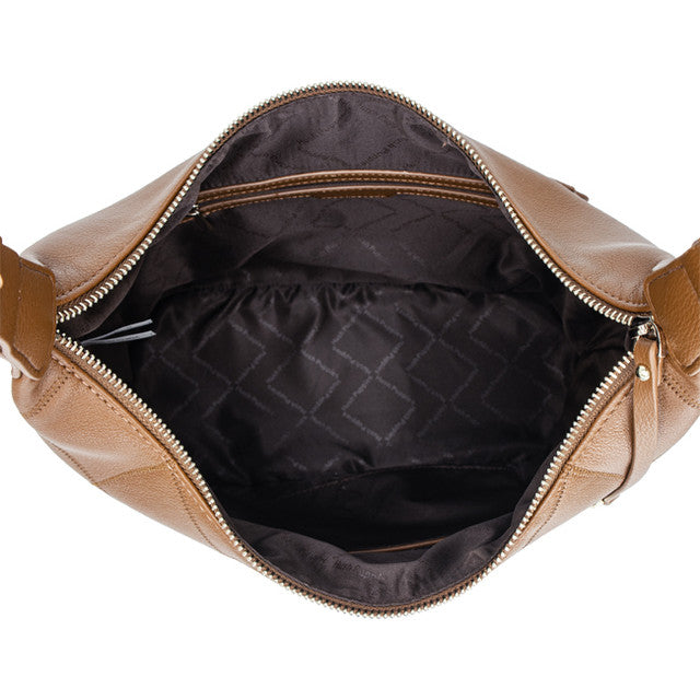 Hush Puppies Tas Wanita Kevi Hobo In Camel