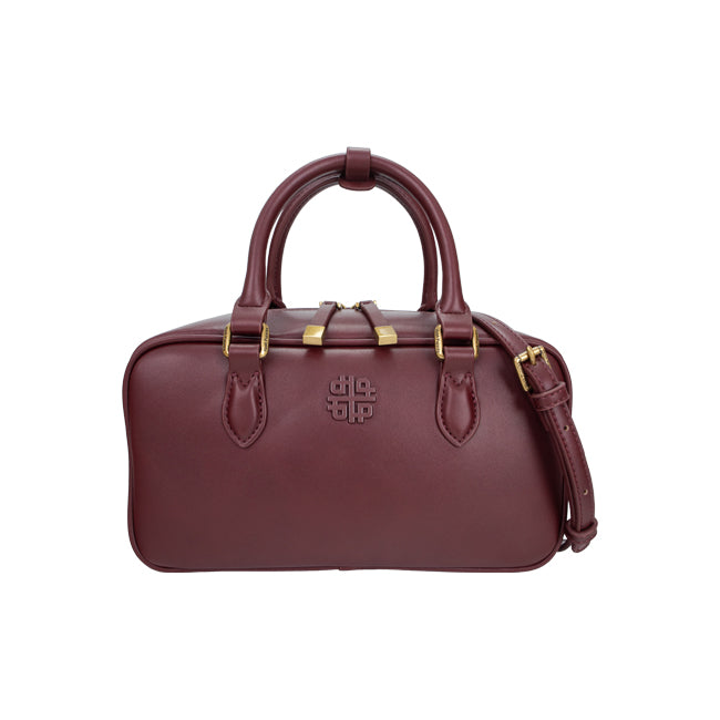 Claire Satchel In Maroon