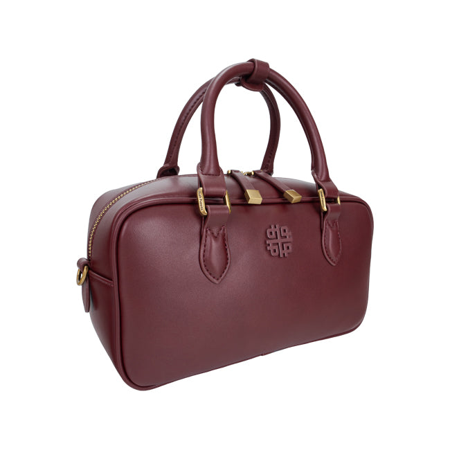 Claire Satchel In Maroon