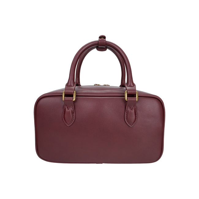 Claire Satchel In Maroon