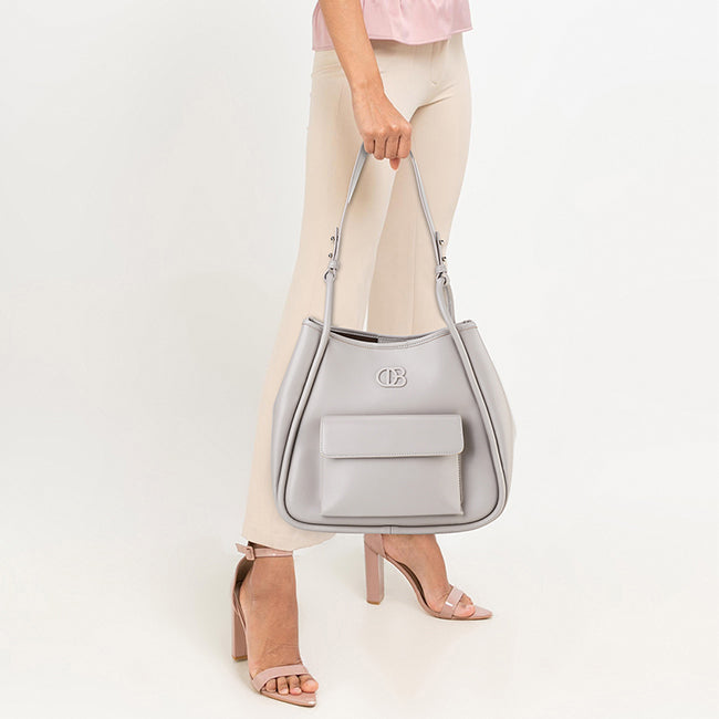 Obermain Tas Wanita Tote bag Presley Tote In Light Grey