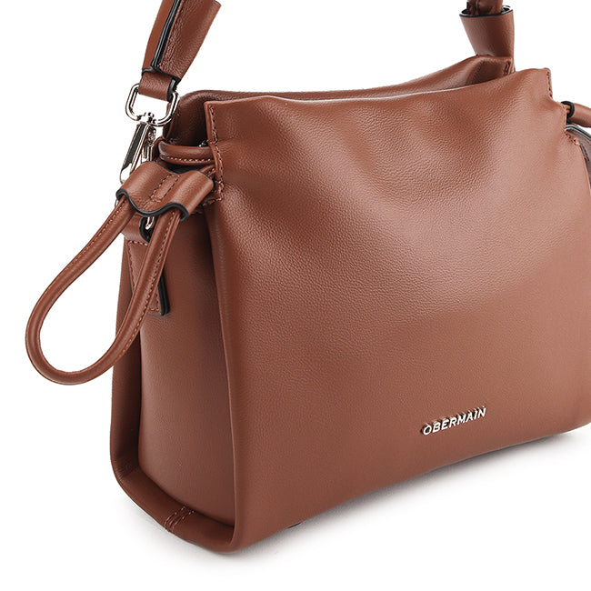 Harley Top Handle Bag (M) In Cognac