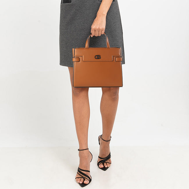 Bailey Top Handle Bag In Brown