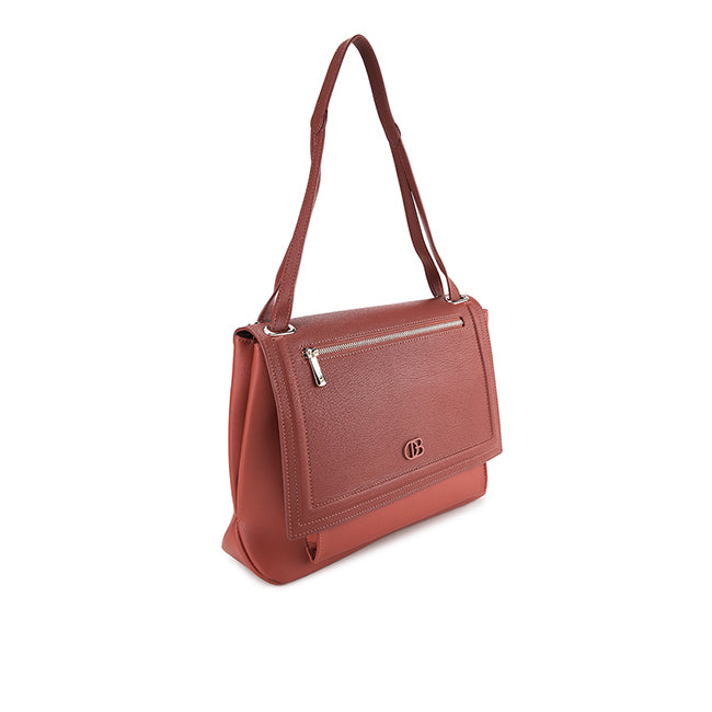 Briley Shoulder Bag In Rust