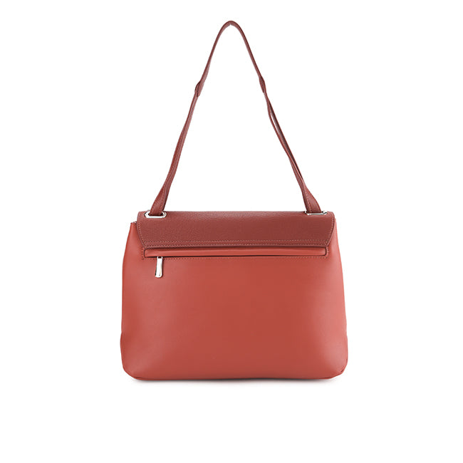 Briley Shoulder Bag In Rust
