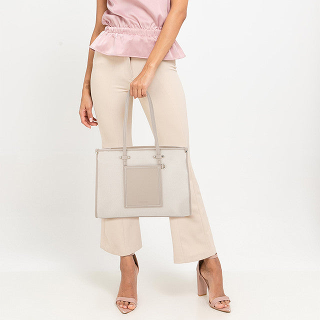 Obermain Tas Wanita Shaney Tote Bag (L) In Beige