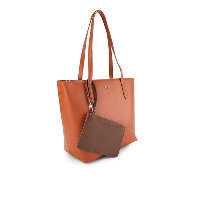 Zofia Tote Bag In Rust