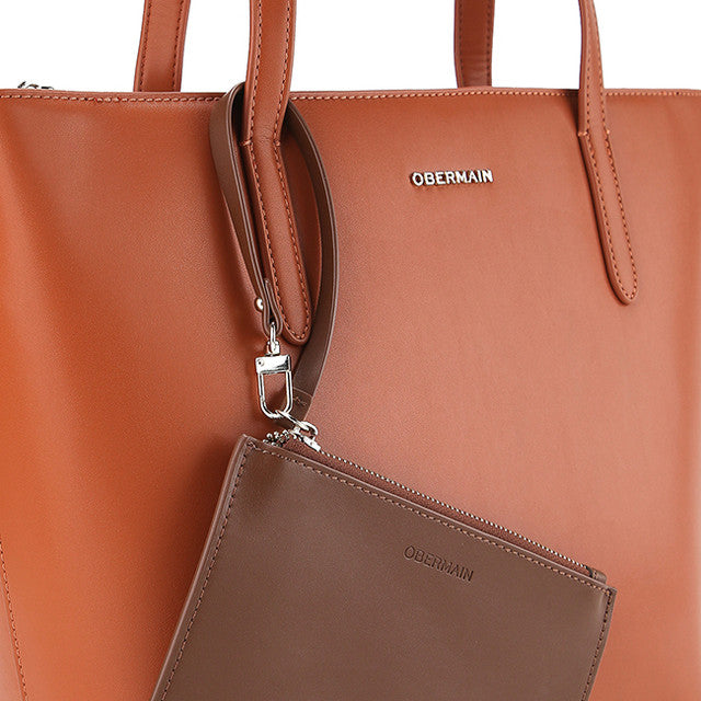 Zofia Tote Bag In Rust