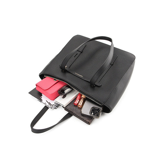 Obermain Tas Wanita Nettie Tote W/ Pouch In Black/Fuchsia