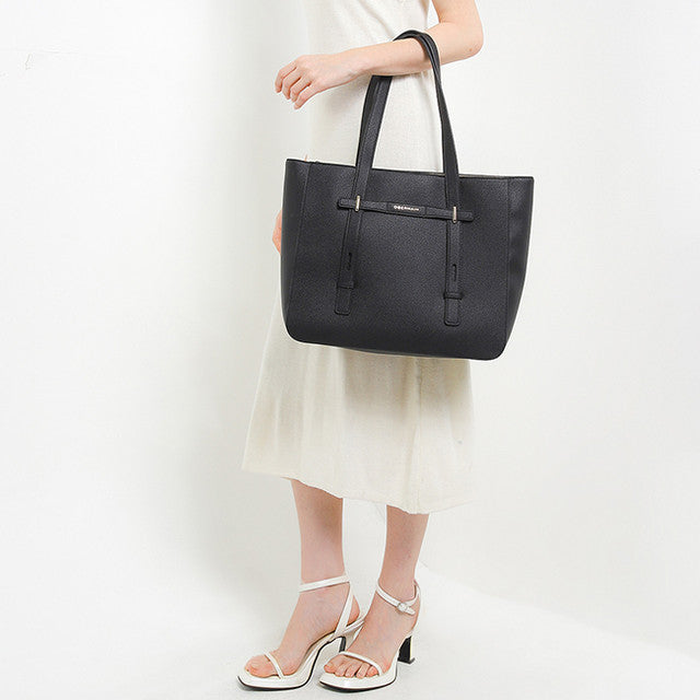 Obermain Tas Wanita Nettie Tote W/ Pouch In Black/Fuchsia