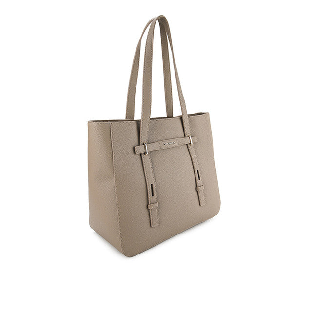 Obermain Tas Wanita Nettie Tote W/ Pouch In Taupe/Blue