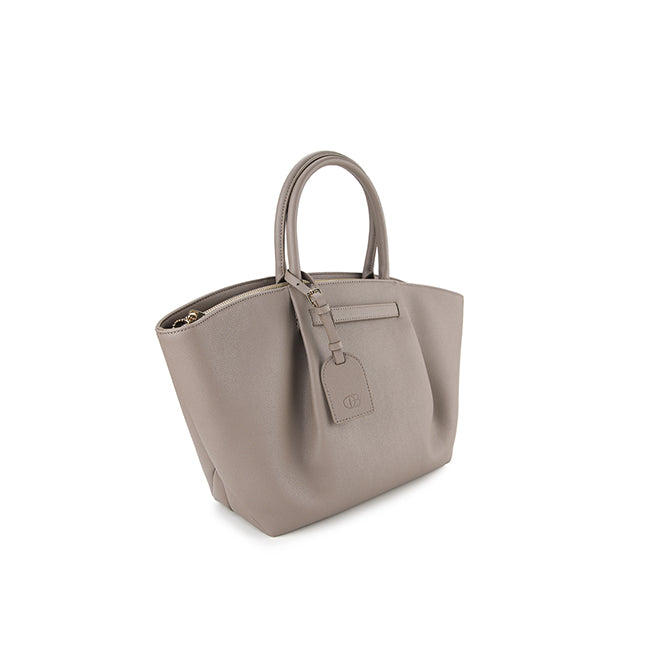 Allie Tote Bag (L) In Taupe