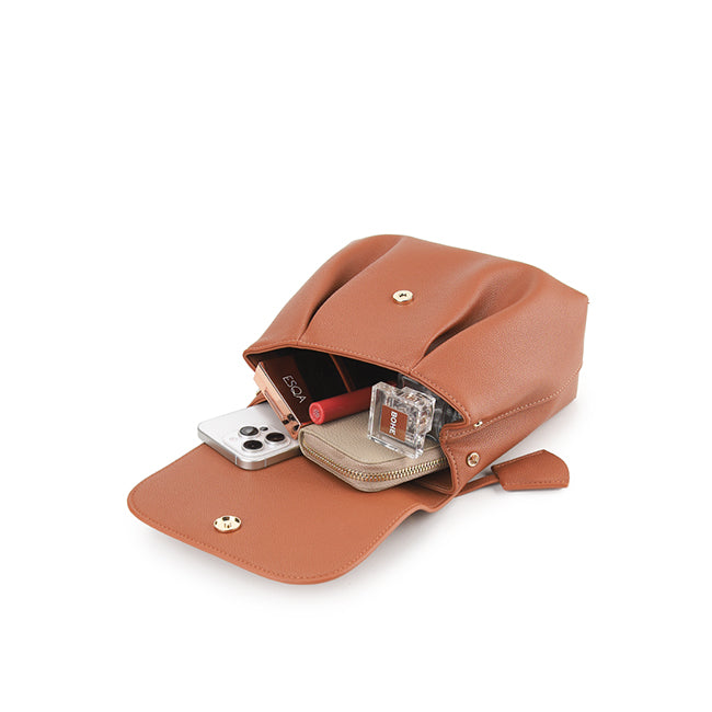 Allura Top Hande Bag (M) In Brown