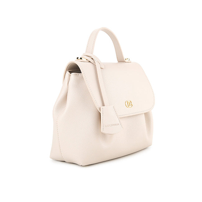 Allura Top Hande Bag (M) In Cream