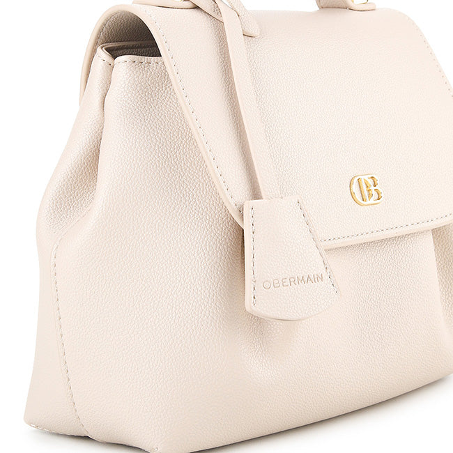 Obermain Women Allura Top Hande Bag (M) In Cream