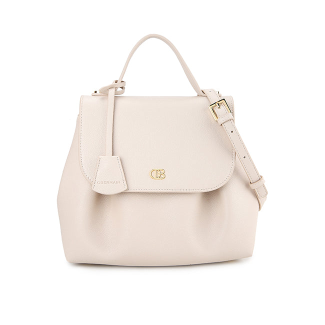 Obermain Women Allura Top Hande Bag (L) In Cream