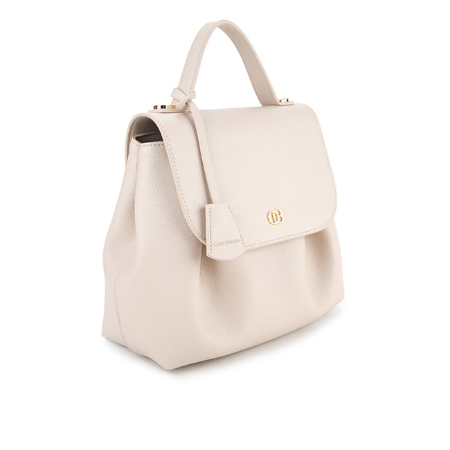 Obermain Women Allura Top Hande Bag (L) In Cream