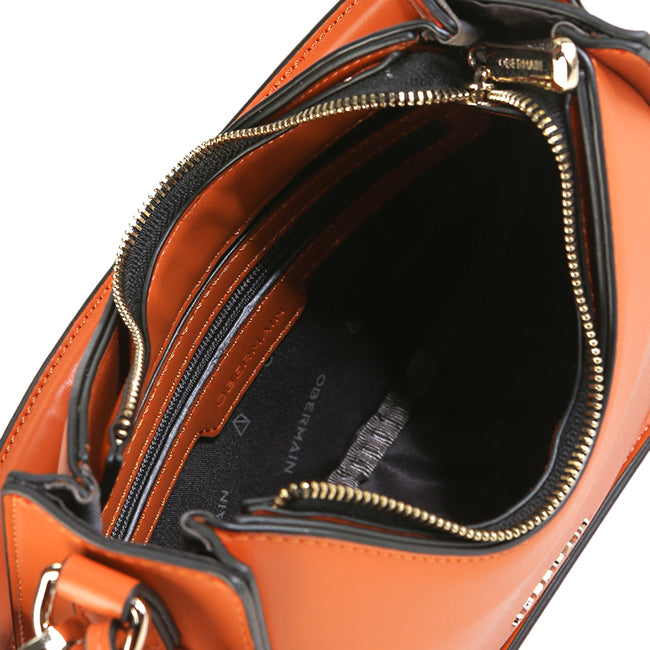 Hera Top Handle Bag In Orange