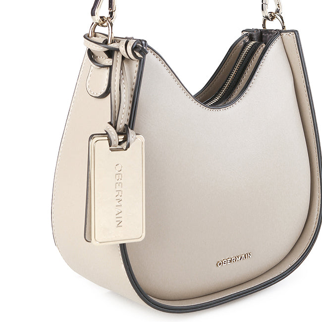 Hera Top Handle Bag In Taupe