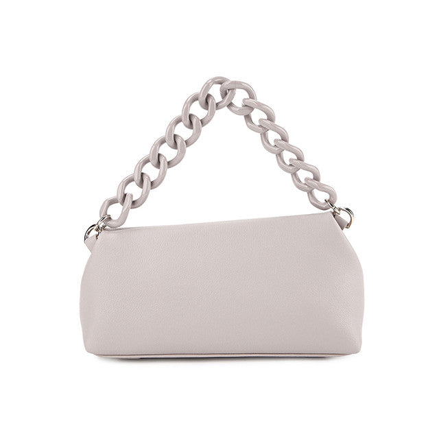 Brianna Clutch In Light Grey