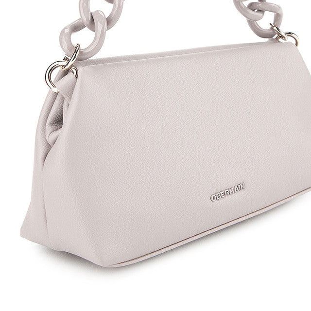 Brianna Clutch In Light Grey