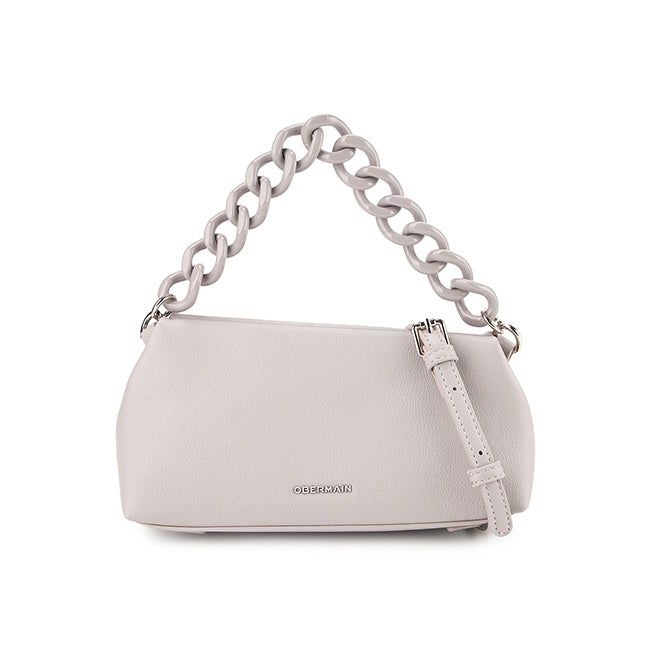 Brianna Clutch In Light Grey