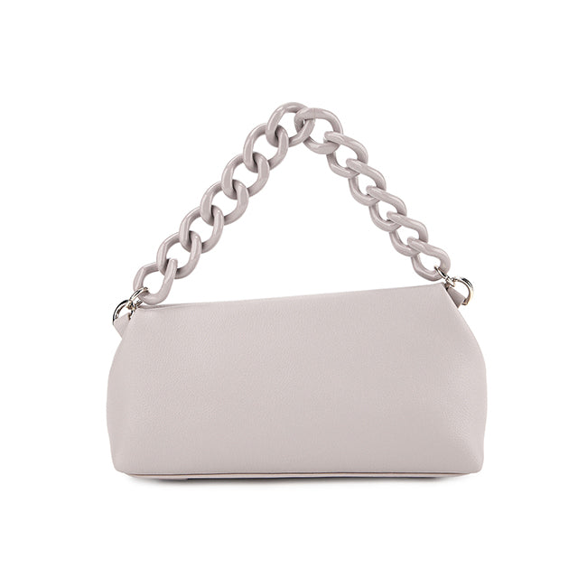 Brianna Clutch In Light Grey